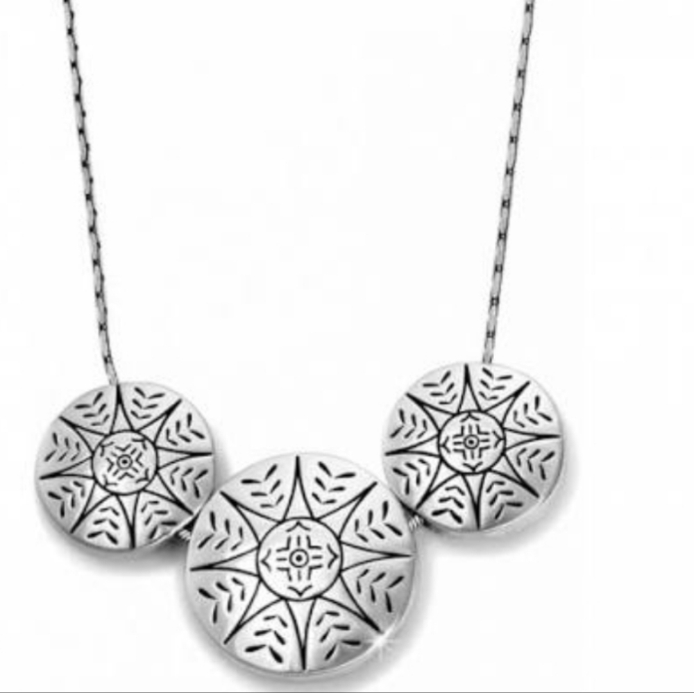 Brighton Marrakesh Round Collar Necklace Silver